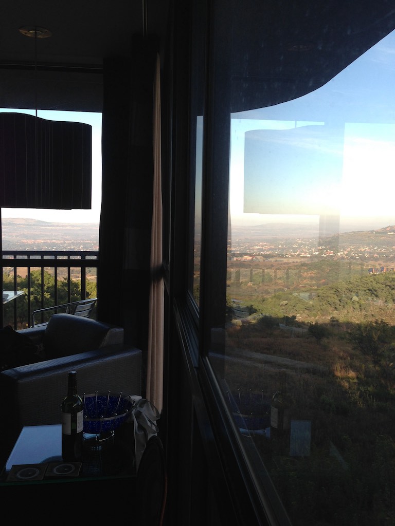 View from our room at Hotel Thaba Ya