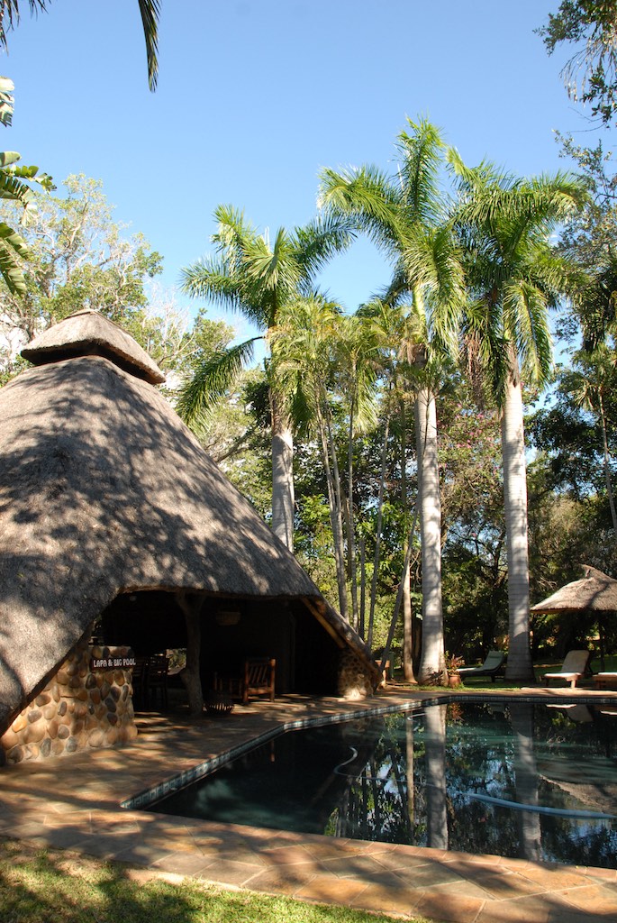 Pool area of the lodge - was a bit chilly though