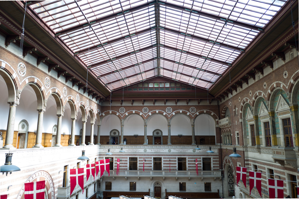 The big hall inside city hall