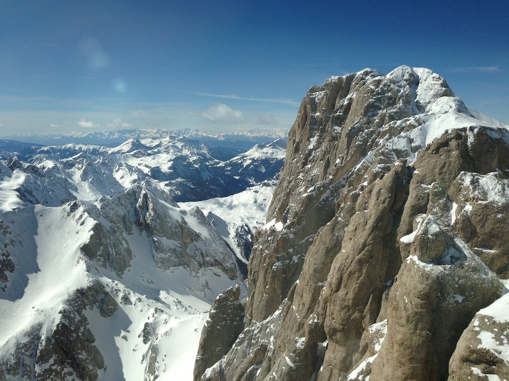 Another view from Marmolada glacier to the west
