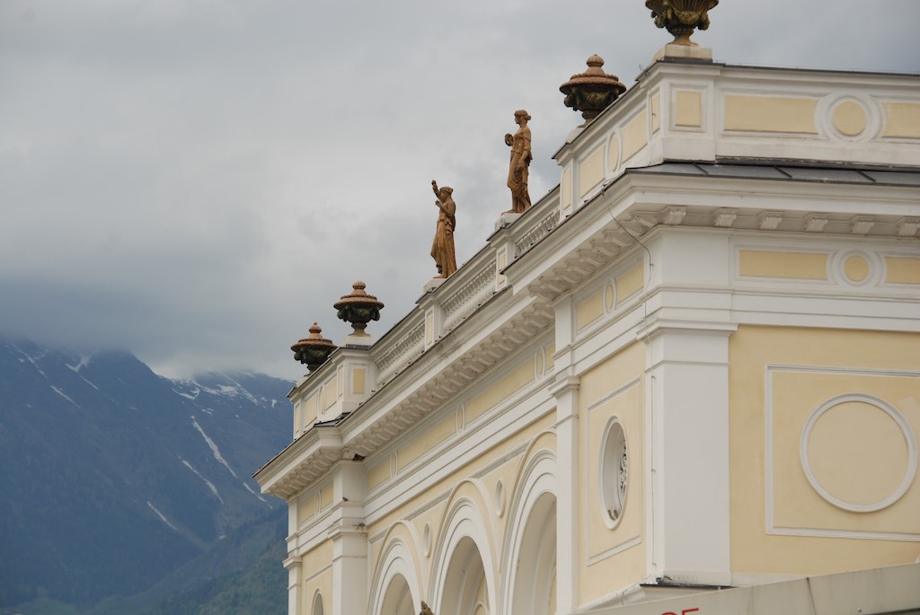 The old spa hotel downtown Merano