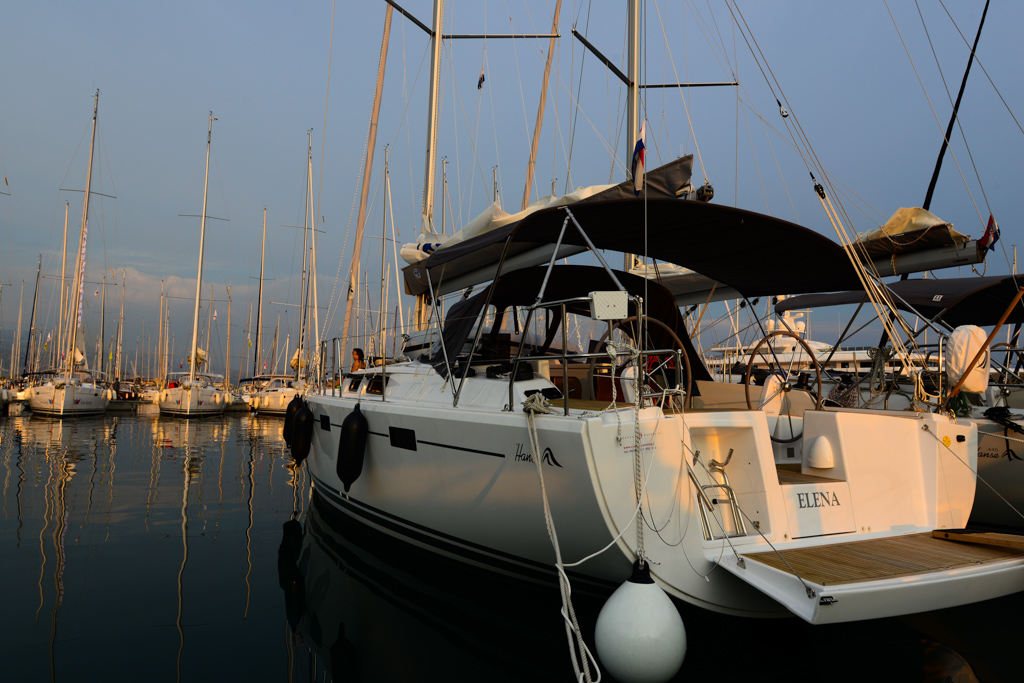 Elena, our 41ft Hansa Yacht