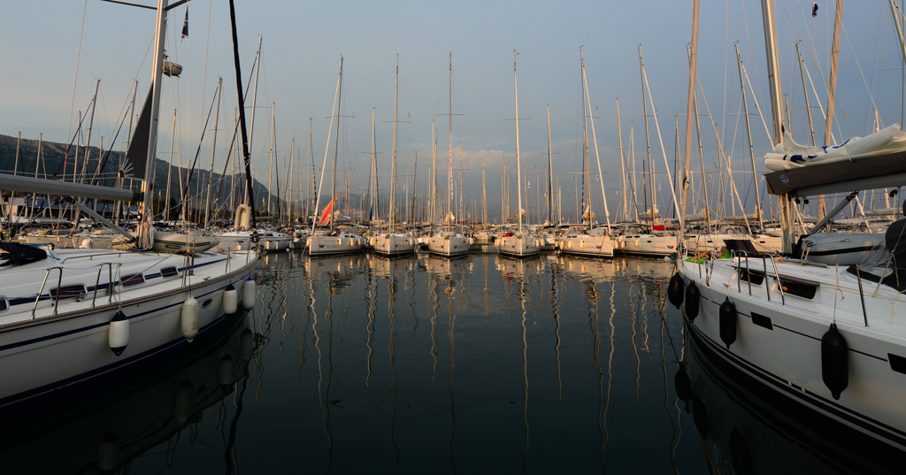 Arriving in Marina Kastela