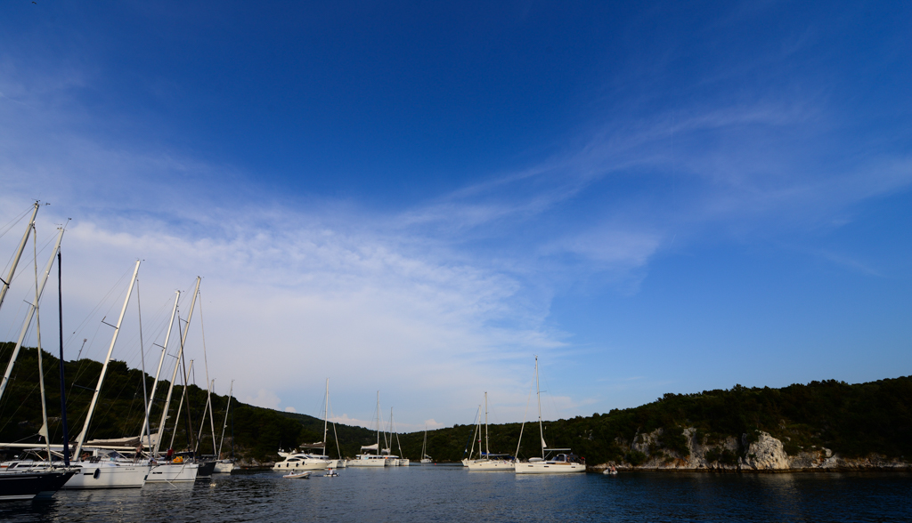 The bay of Sesula, a bit crowded but with a very good restaurant