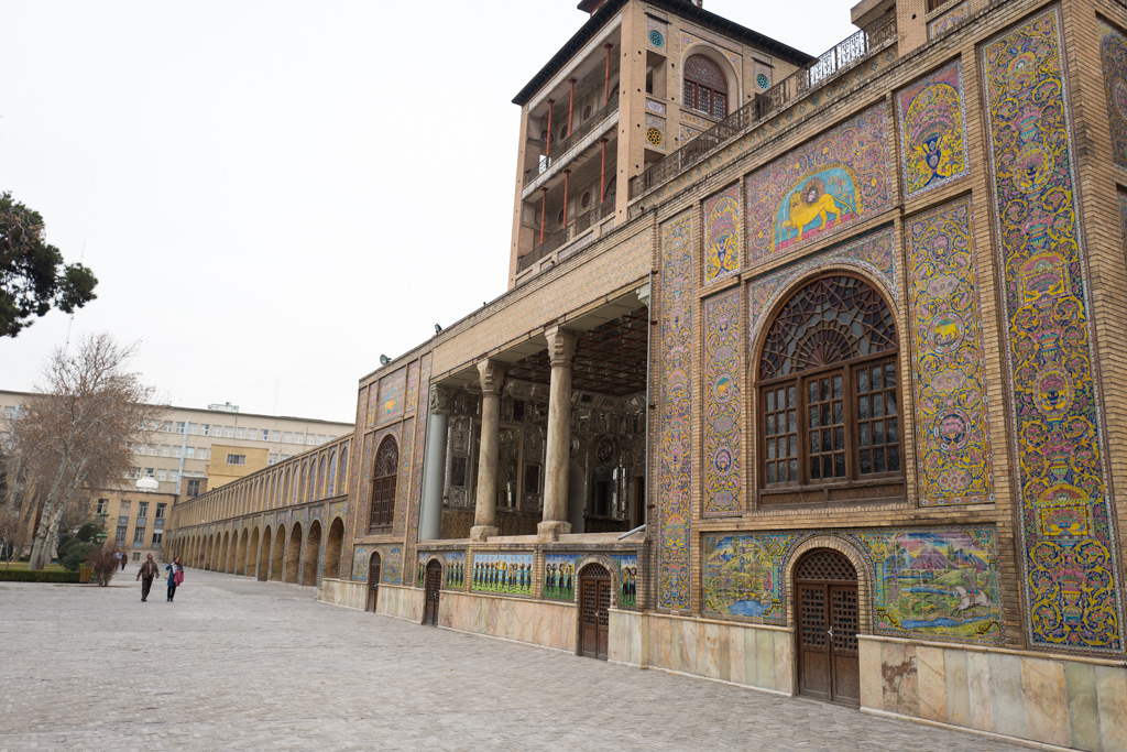 Talar-e Zoroof, the biggest building with the large reception hall