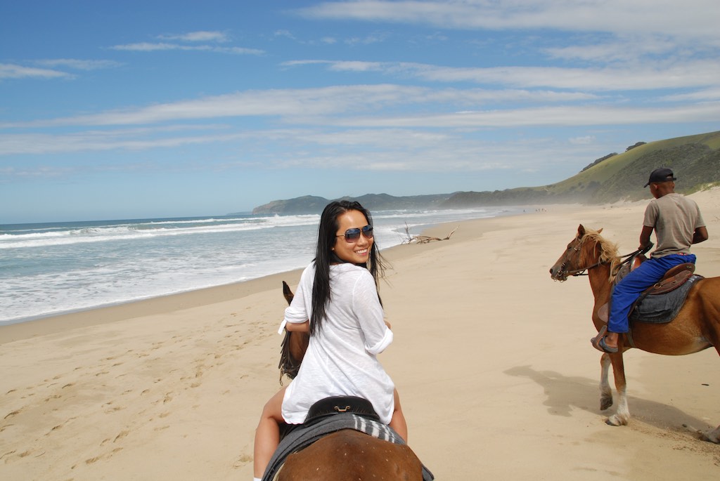 Horseback riding is a so-called community event, organised by the local people living nearby